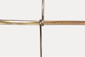 Wire wrapped around perpendicular wire